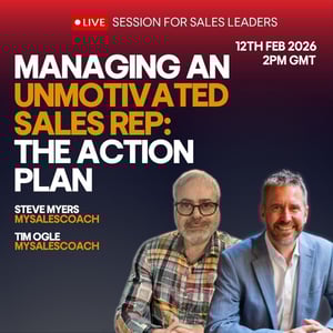 Managing An Unmotivated Sales Rep: The Action Plan