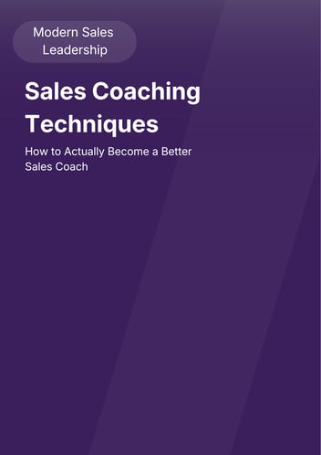 Sales Coaching Techniques