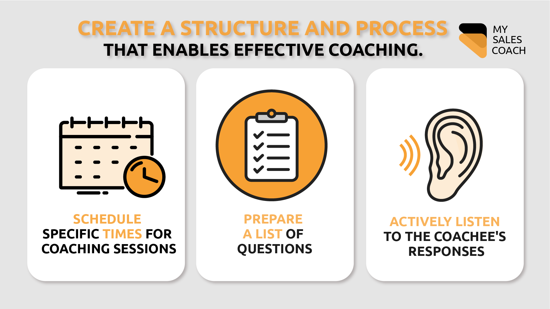 a structure and process that enables effective coaching